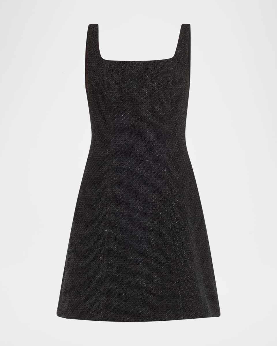 Delphine Tweed A-Line Mini Dress